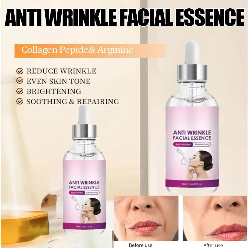 Instant Anti Wrinkle Aging Effect Remove Facial Wrinkles Serum To Fine Lines Around The Eyes Crow's Feet Neck Wrinkle Serum