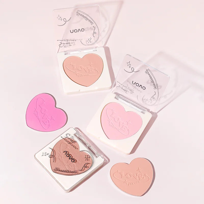 Cheek blush, mixed colors, powder blush, contouring and highlighting the face, sparkling or matte, lightweight, smooth