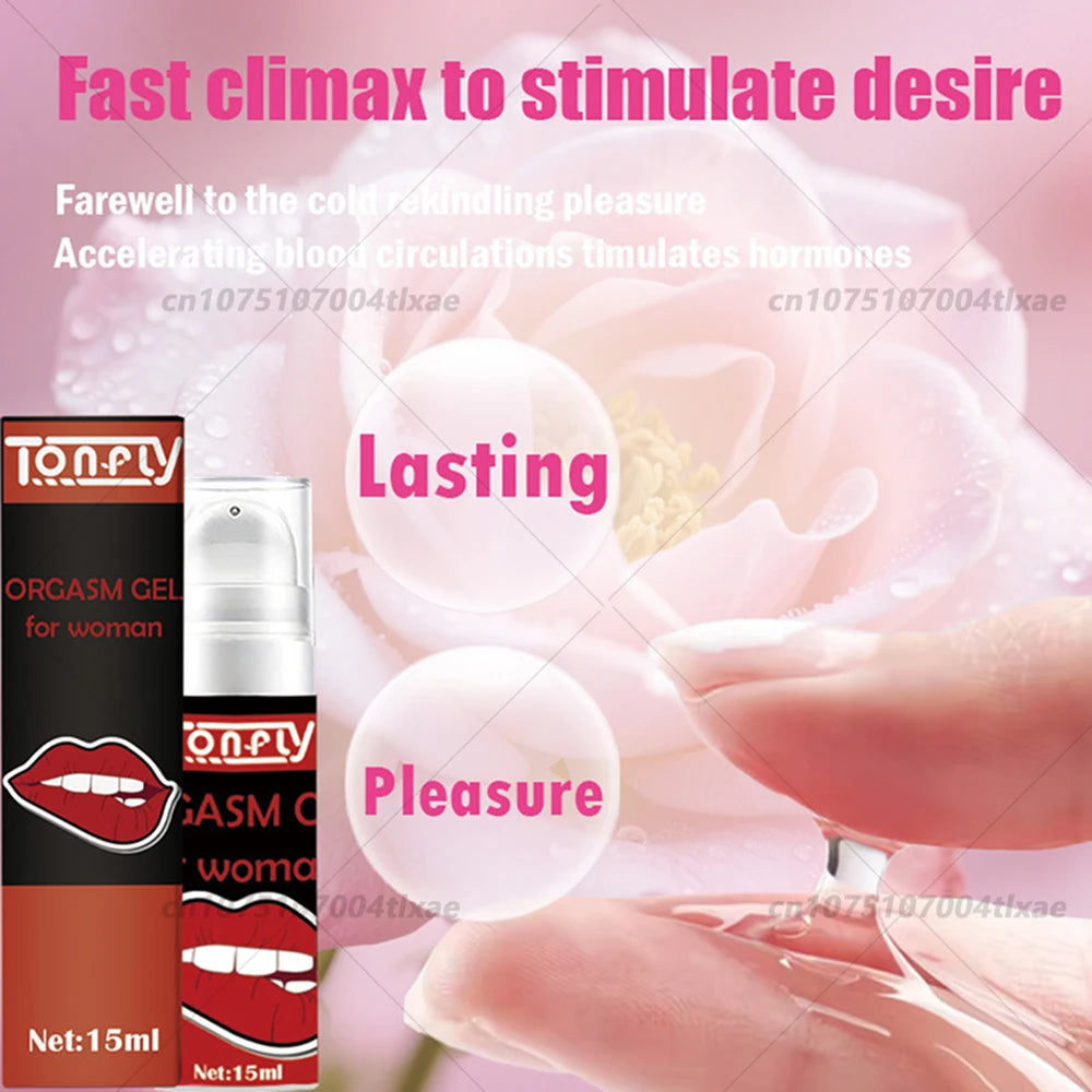 Female Orgasm Gel Sexual Desire for Women Exciting Liquid Orgasmic Sex Drops Vaginal Firming Best Orgasmic Gel for Women