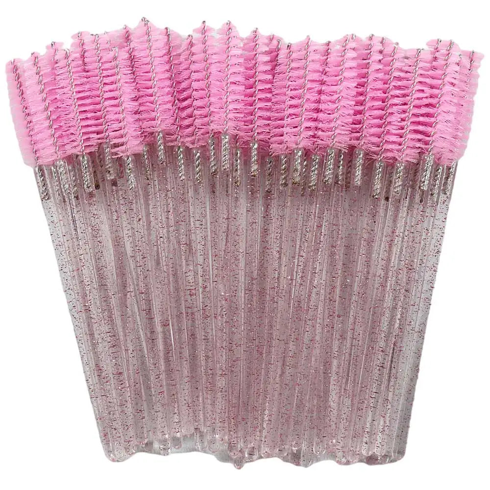 5/50 Pcs Eyelash Brushes False Eye Lashes Extension Tools Eyebrow Brush Mascara Wands Applicator Spoolers Lashes Cosmetic Tool