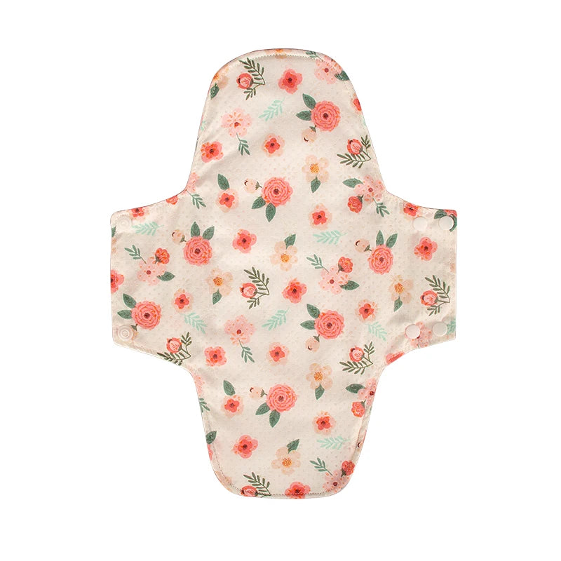 AIO Washable Cotton Printed Panty Liner Regular Flow Menstrual Pads Graphene Cloth Tampons Urinary Incontinence Sanitary Pads