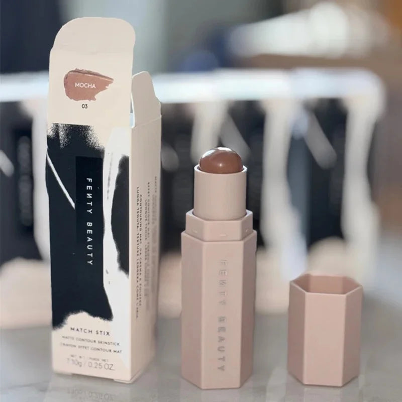 Fashion Fenty Beauty Contour Stick Concealer Face Highlighter Shadow Lasting Natural Makeup Lipstick Moisturizing Lip Cosmetics