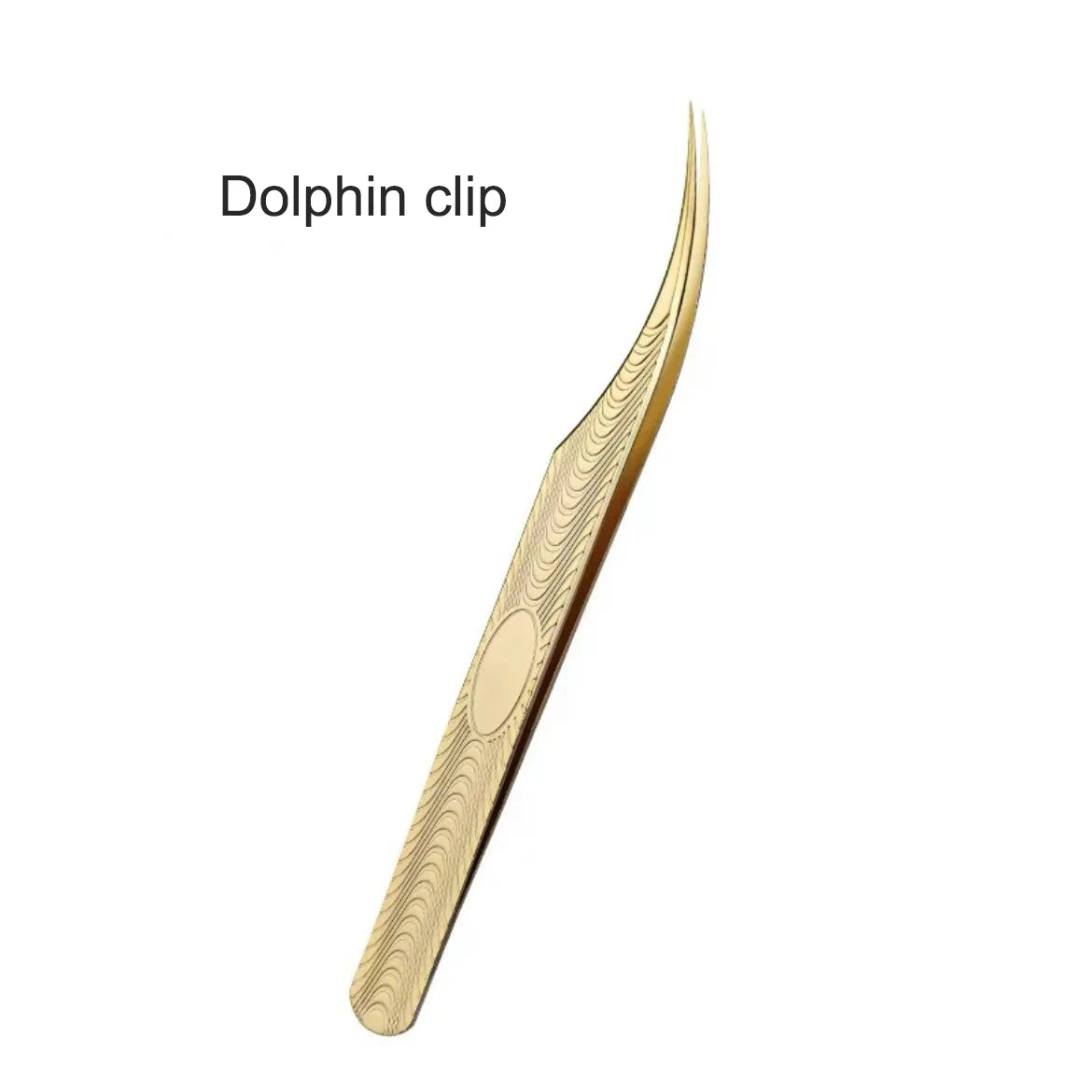 Eyelash Tweezers Professional Golden Stainless Steel High Precision Tweezer for Volume Fans Lashes Extensions Makeup Tools