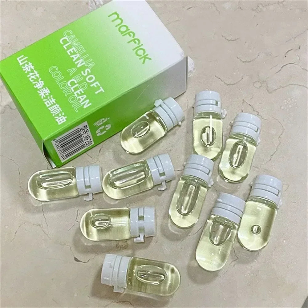 Capsule Cleansing Oil Camellia Secondary Throw Makeup Remover Butter Deep Cleaning Travel Portable Single Cosmetics Balm