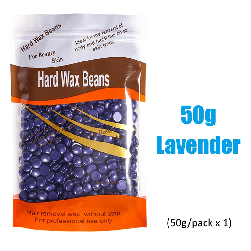 50g Brazilian Hard Waxing Wax Beans Fast Waxing Machine Hot Film Painless For Body Hairs Removal Beans Unisex Hair Removal