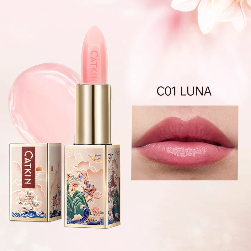 CATKIN Lip Balm – Moisturizing, Repairing Lip Skin, Pink Transparent Soothing Treatment for Soft & Healthy Lips