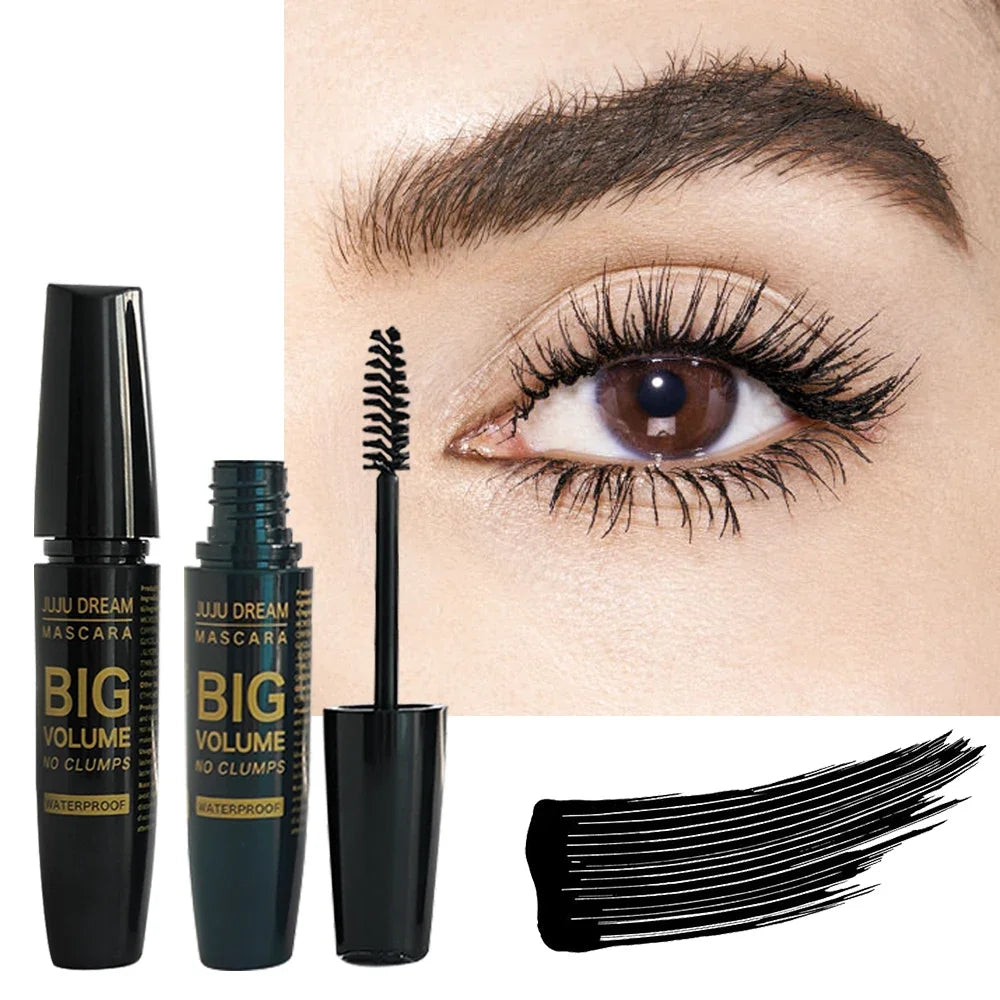 4D Black Mascara - Long-Lasting, Volumizing & Curling for All Skin Types - Perfect Valentine's Gift for Women