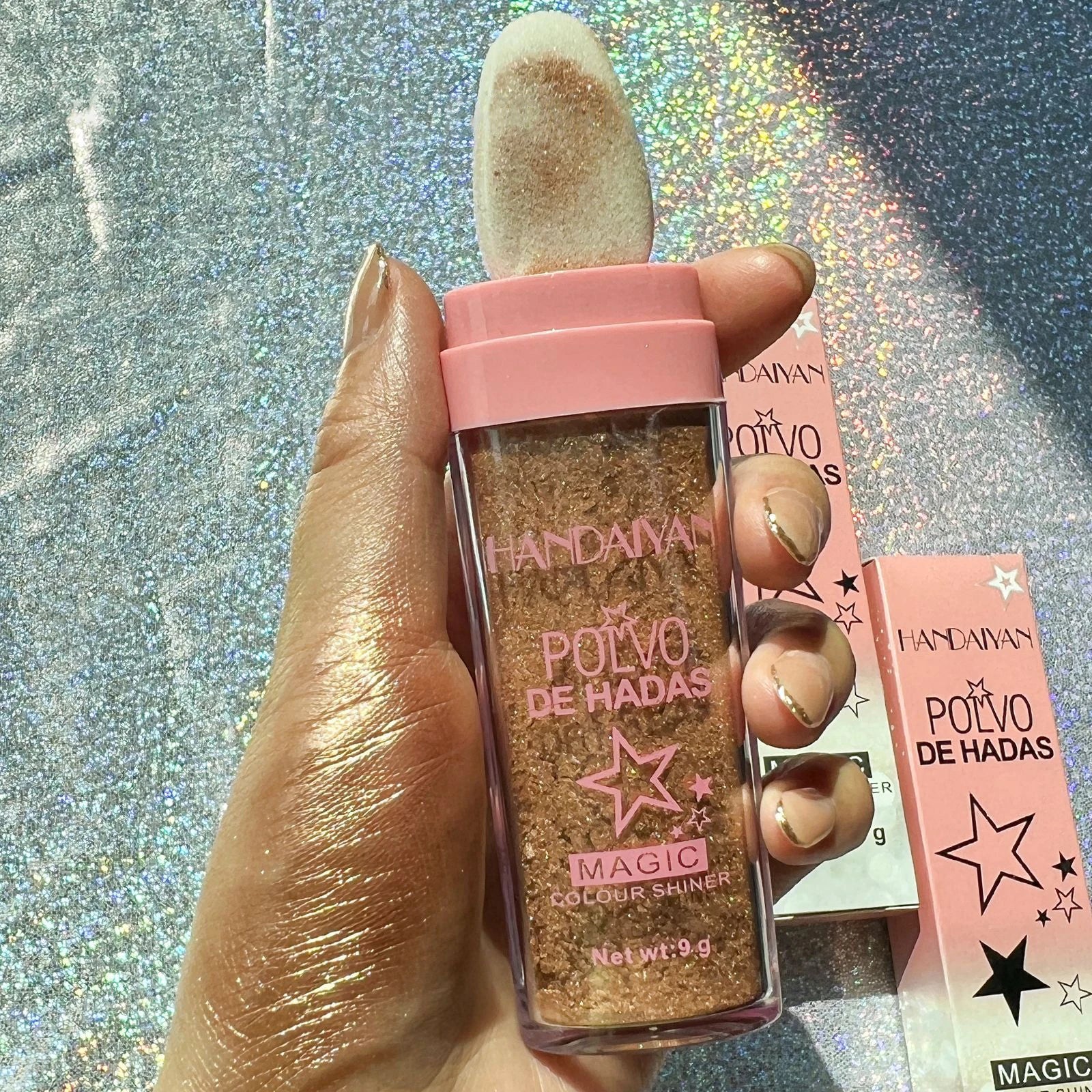 Fairy Highlight Pat Powder Full Body Highlight Brightening Natural Three-dimensional Contouring Blush