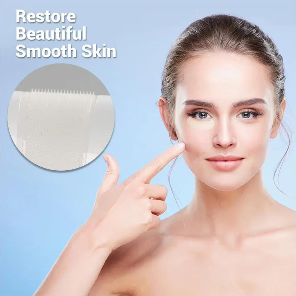 1 Pair Micro-needle Eye Patch Mask Anti-Wrinkle Patches with Collagen for Deep Hydration to Smooth Crow's Feet and Puffy Eyes