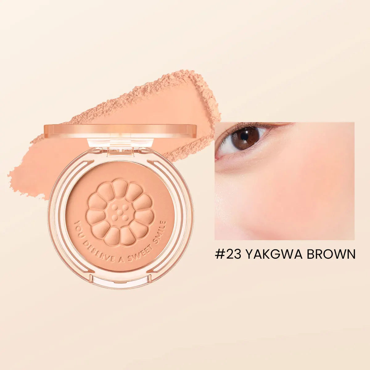 PERIPERA PURE BLUSHED SUNSHINE CHEEK,Silky Powder Blush,Natural Healthy Glow,Soft-Focus Matte Finish,K-Beauty,Korean Makeup