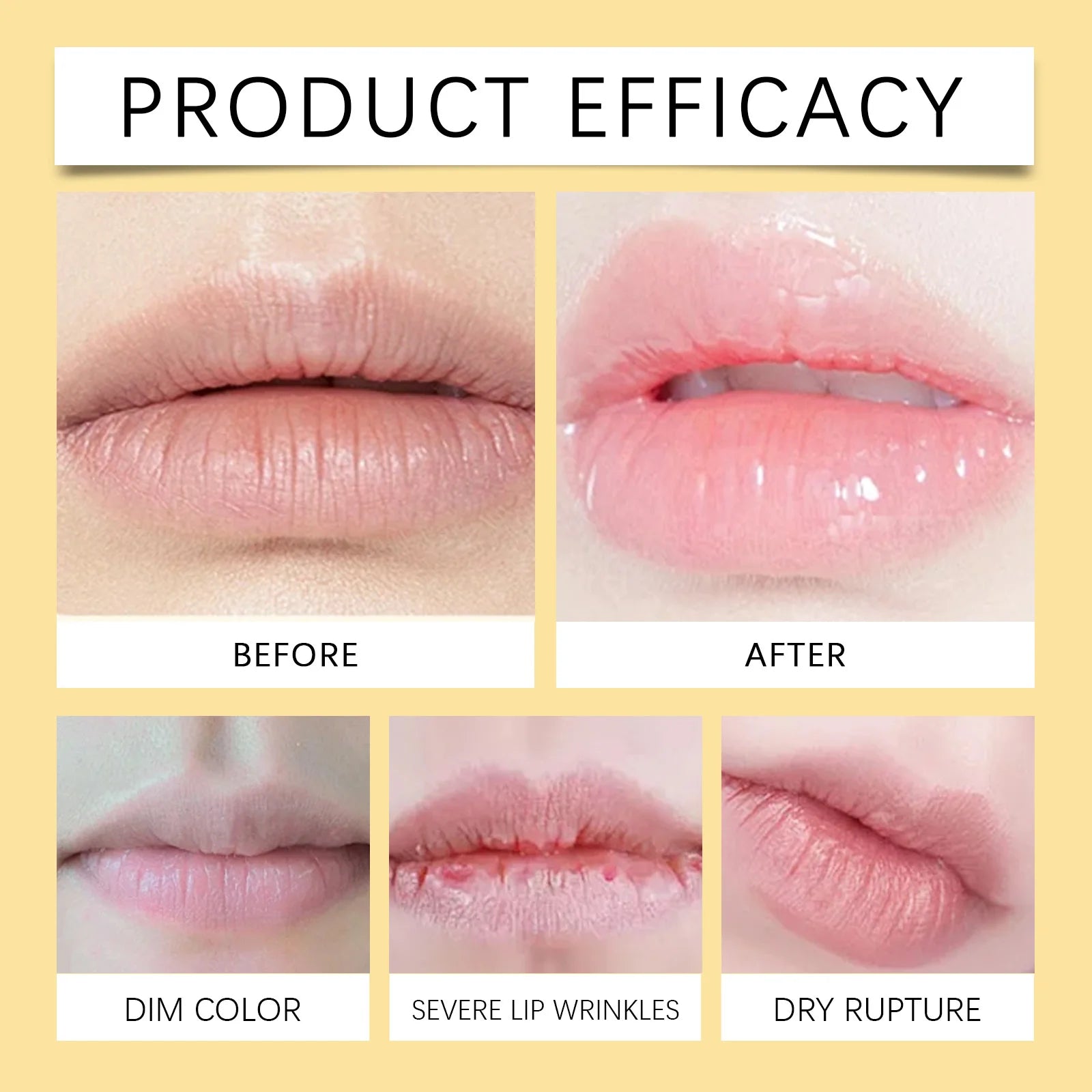 Propolis Lip Sleeping Mask Deeply Nourish Lips Enhance Lip Elasticity Prevent Chapped Lips Long-lasting Moisturizing Lip Mask