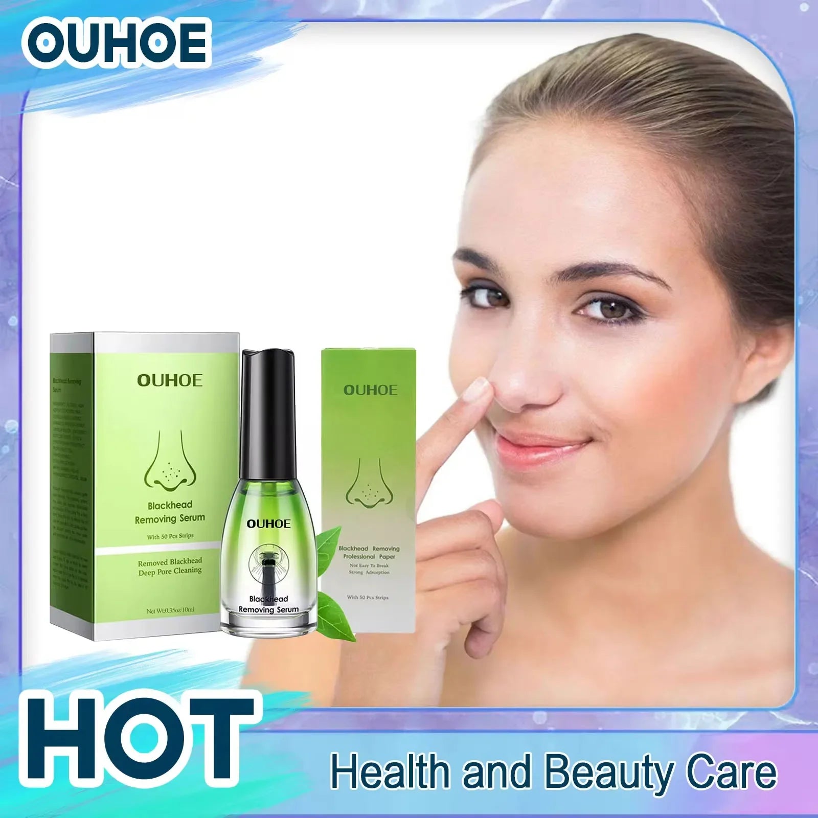Remove Blackhead Serum Deep Clean Pores Oil Control T-Zone Moisturizing Whitening Nose Black Dots Remover Acne Treatment Essence