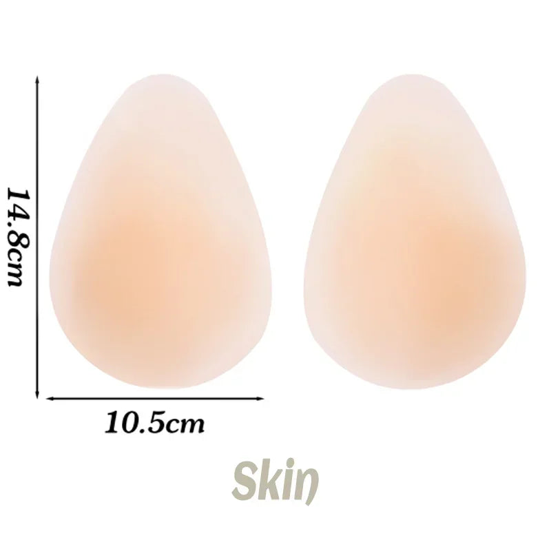 No Glue Sticky Nipple Cover Plunge Droplet Invisible Bra Ultra Thin Seamless Silicone Nubra Stickers Lifting Breast Pads Pasties