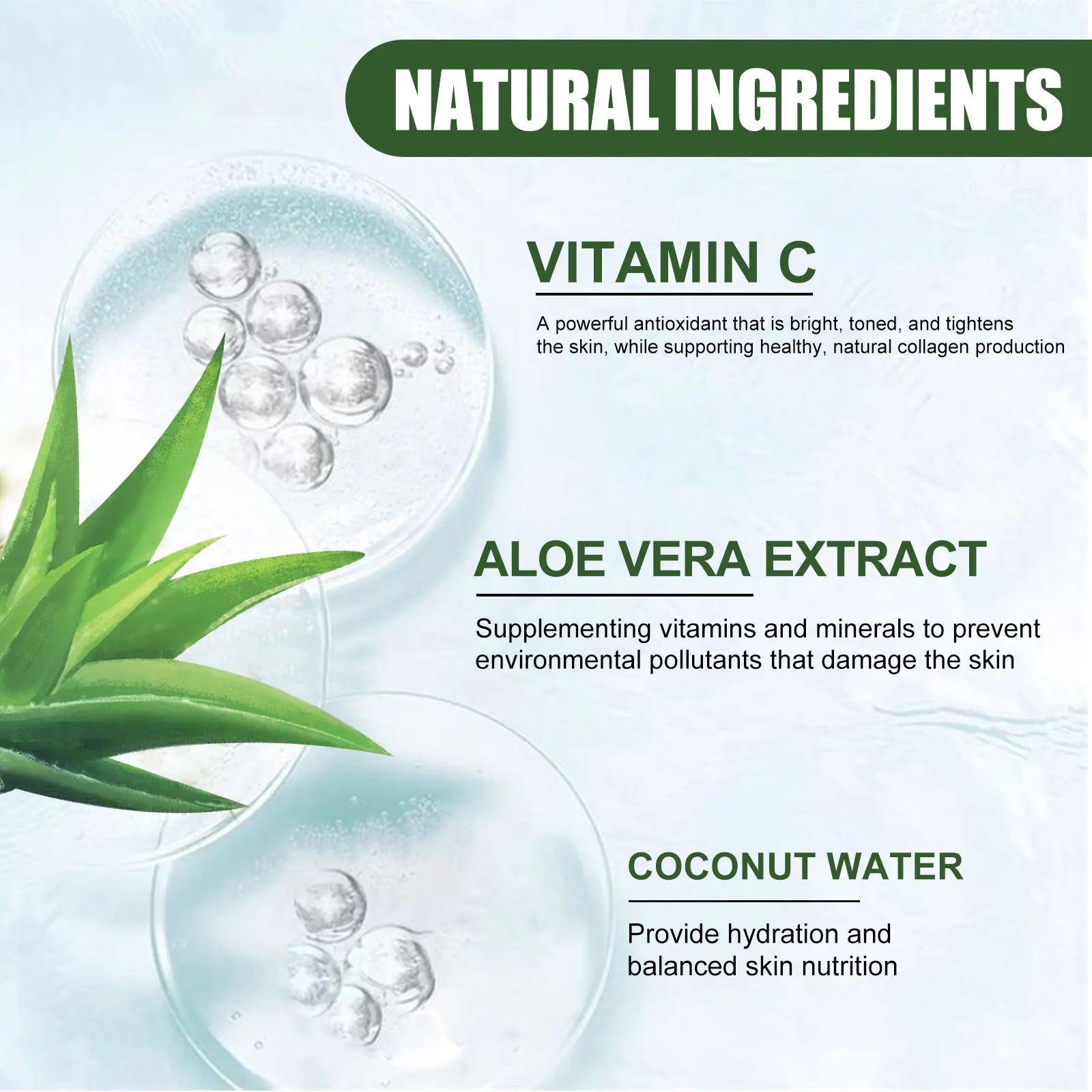 Vitamin C Facial Cleanser Whitening Skin Cleansing Pores Shrinking Removal Black Spot Oil Control Moisturizing Face Wash Foaming