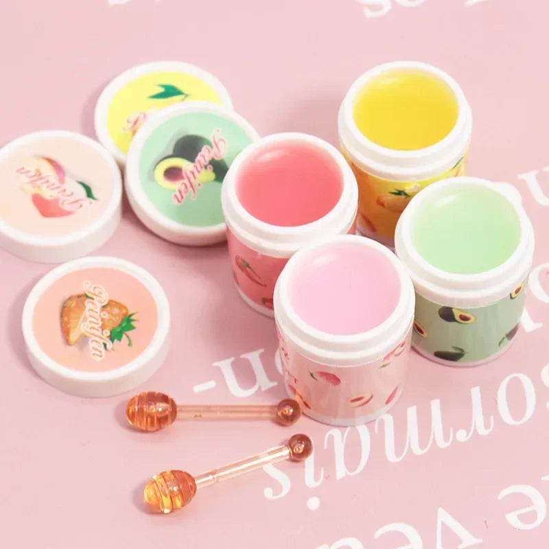 Korea Lip Sleeping Mask Colorless Makeup Lip Balm Fruit Essence Nutrious Lips Care Cream Moisturizing Lipstick Primer Cosmetic