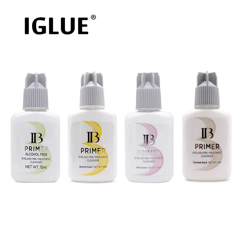 IBeauty Eyelash Primer Coconut Banana Rose Alcohol Free 15ml For False Eyelashes Extension Clear Glue Adhesive Korea Tools