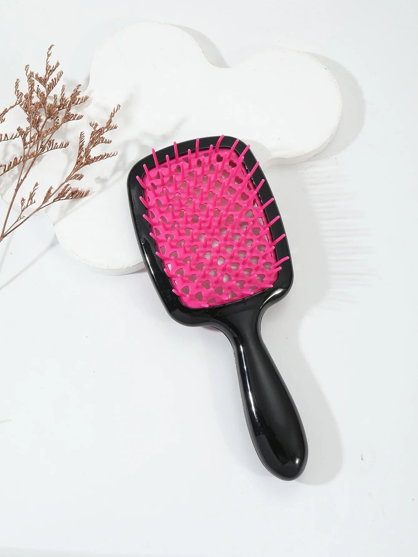 1 piece anti-static tangled hair comb hair massage brush hollow out curly hair brush hair salonhair salon tools