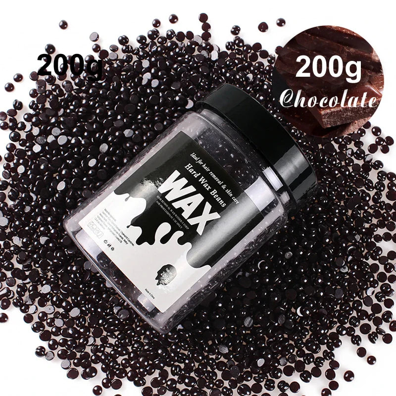 200g/400g Depilatory Wax Beans for Heating hard Wax Machine Hot Film Painless Waxing Beads Bikini Face Legs Body Hair Removal