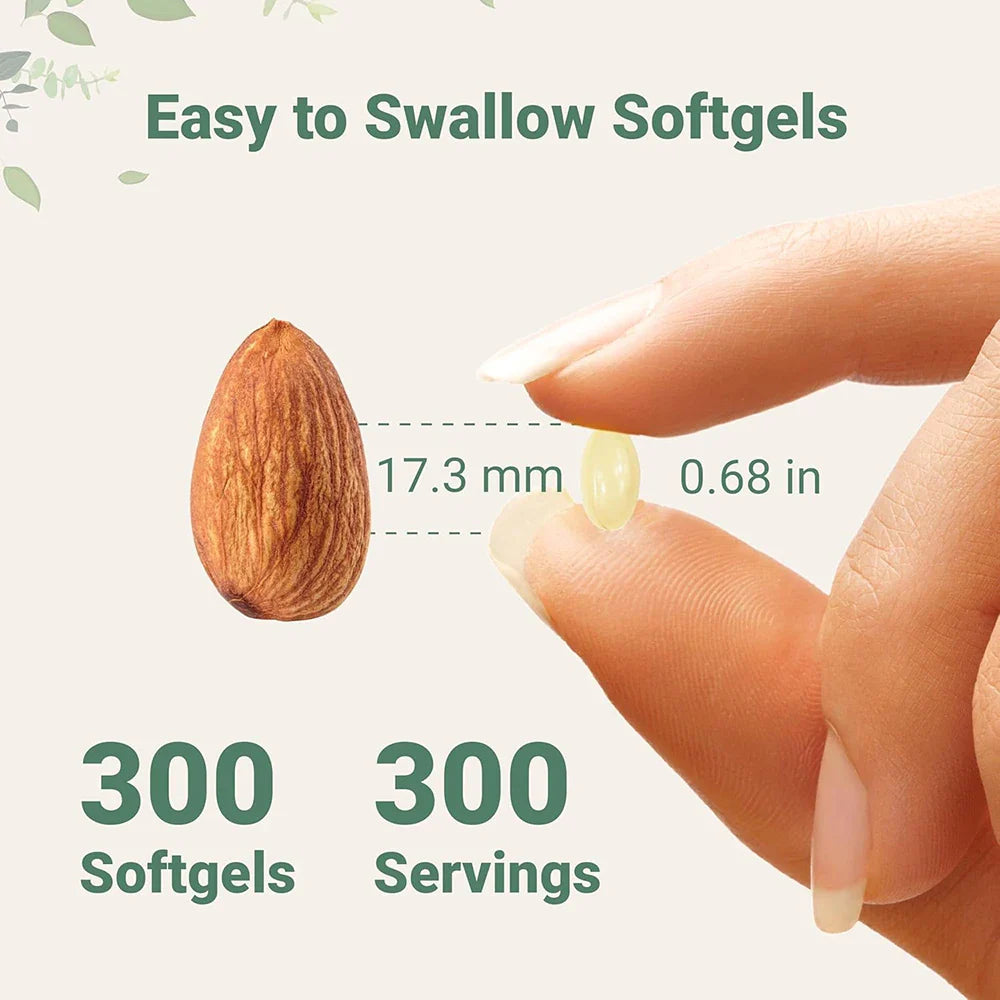 Vitamin D3 K2 10000 IU 300 Coconut Oil Softgels, 2 in 1 Vitamins Supplement D & K (MK7) Supports Calcium Absorption, Bone Health