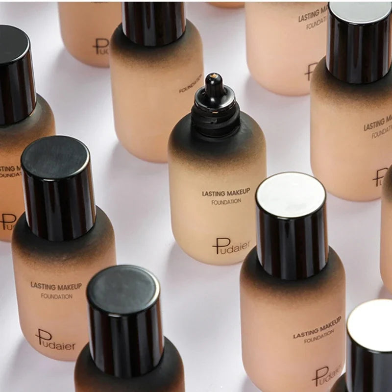 40ml Liquid Foundation Cream Waterproof Oil-control Cover Acne Base Cream Makeup Moisturize Matte Concealer Cosmetic
