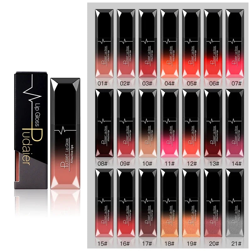 Long Lasting Velvet Matte Liquid Lipstick Waterproof 17 Colors Non Stick Cup Kissproof Lip Tint Gift for Women
