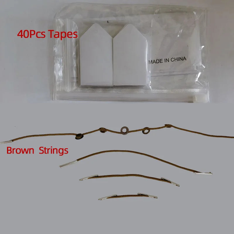 40Pcs/Set Invisible Thin Face Stickers V-Shape Fast Lifting Facial Lift Up Neck Eye Double Chin Wrinkle Makeup Adhesive Tape