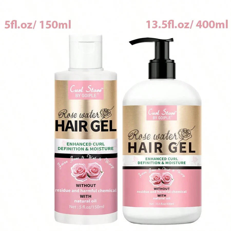 Hair Gel for Curl Define Cream Enhanced Wavy Moisturizer Hydrating Conditioner Rose Extract Bouncy Enhancers Flyaways Control