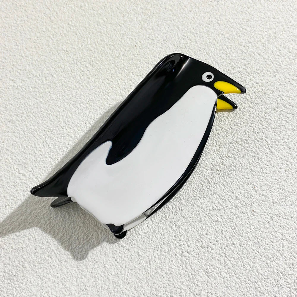 Creative Funny Acetate Tortoise Sturgeon Fish Shark Hairpin Oversize Marine Animal Barrettes Thick Hair Clip Claw Accessories