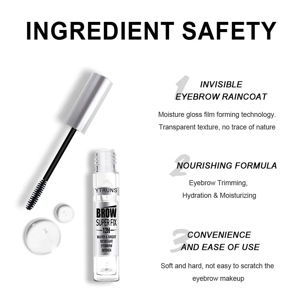 Waterproof Eyebrow Gel - Smudge-Proof, Long-Lasting Hold for a Natural Look - Ideal Valentines Day & Mothers Day Gift for Women