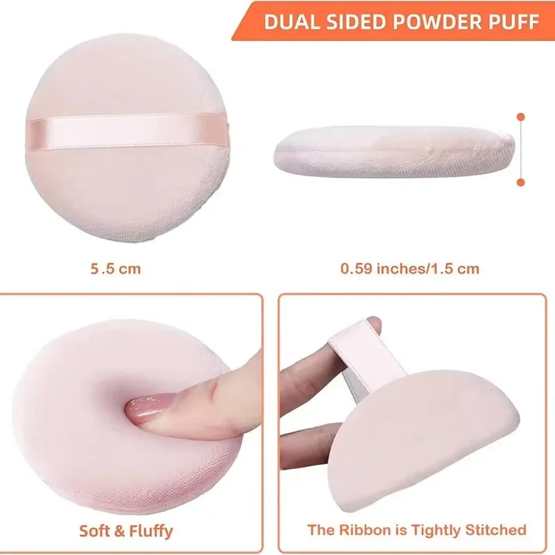 5/10Pcs Round Makeup Sponges Cosmetics Tools Soft Velvet Powder Puff Blender Sponges Facial Foundation Puff  Make Up Accessories