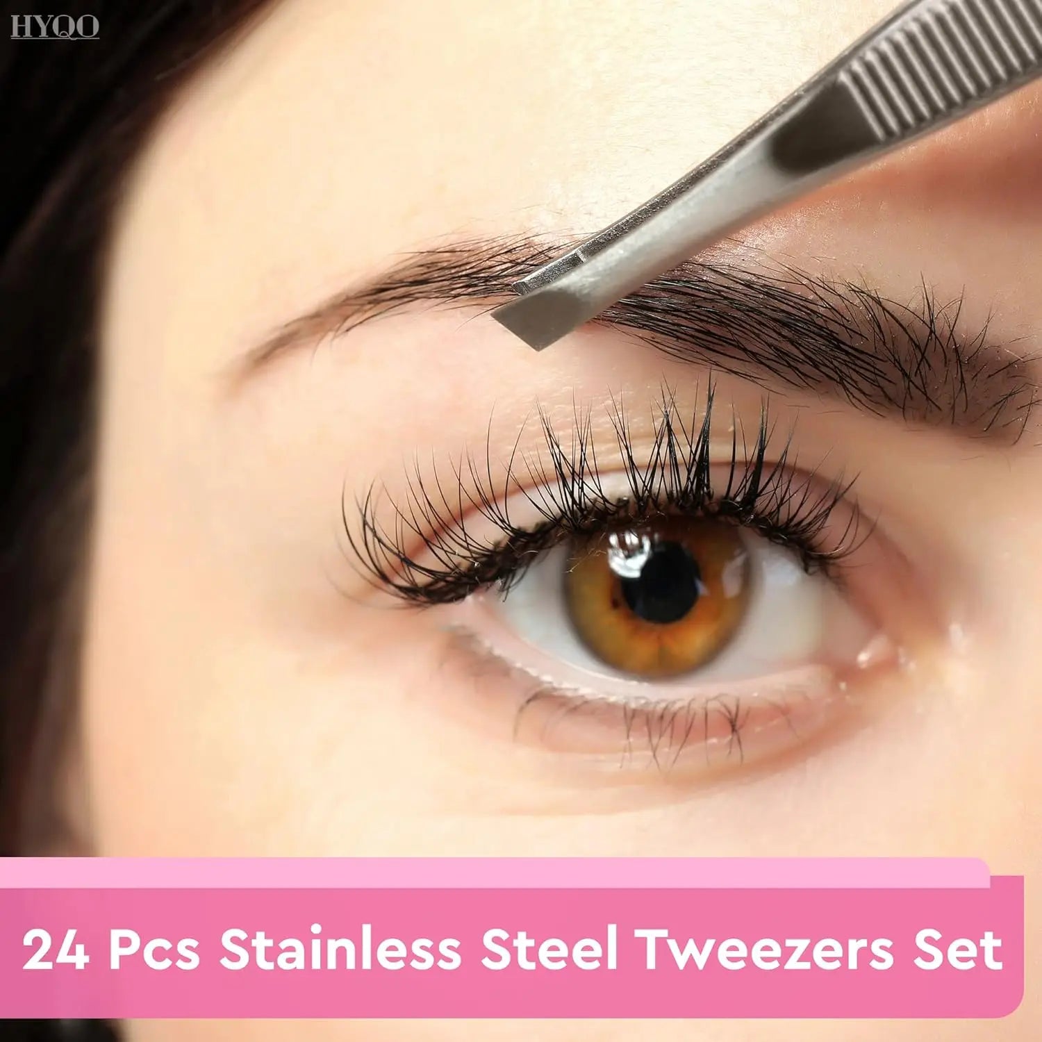 1/11/24 Pcs Tweezers Bulk Pack Stainless Steel Bulk Tweezers Designed for Effortless Eyebrow Plucking Remove Beard Makeup Tools