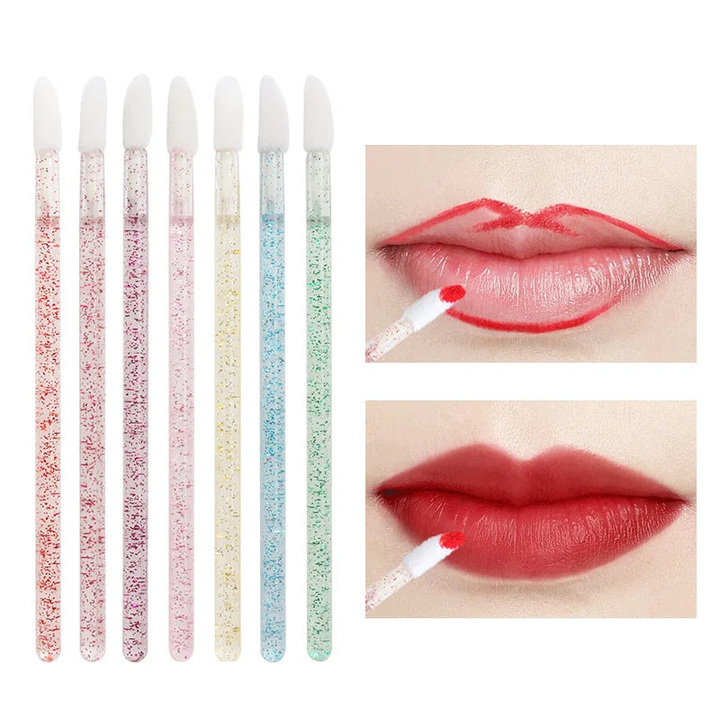 100/300PCS Disposable Lip Brush Makeup Brushes Lipstick Applicator Wands Wholesale Eyelashes Extension Tool Beauty Accessories