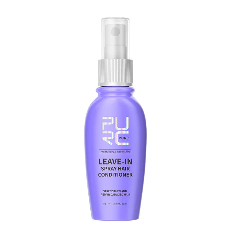 PURC Smoothing Leave-In Hair Conditioner Spray Coconut Oil Frizz Removal After-Shampoo Hair Treatment Hair Care