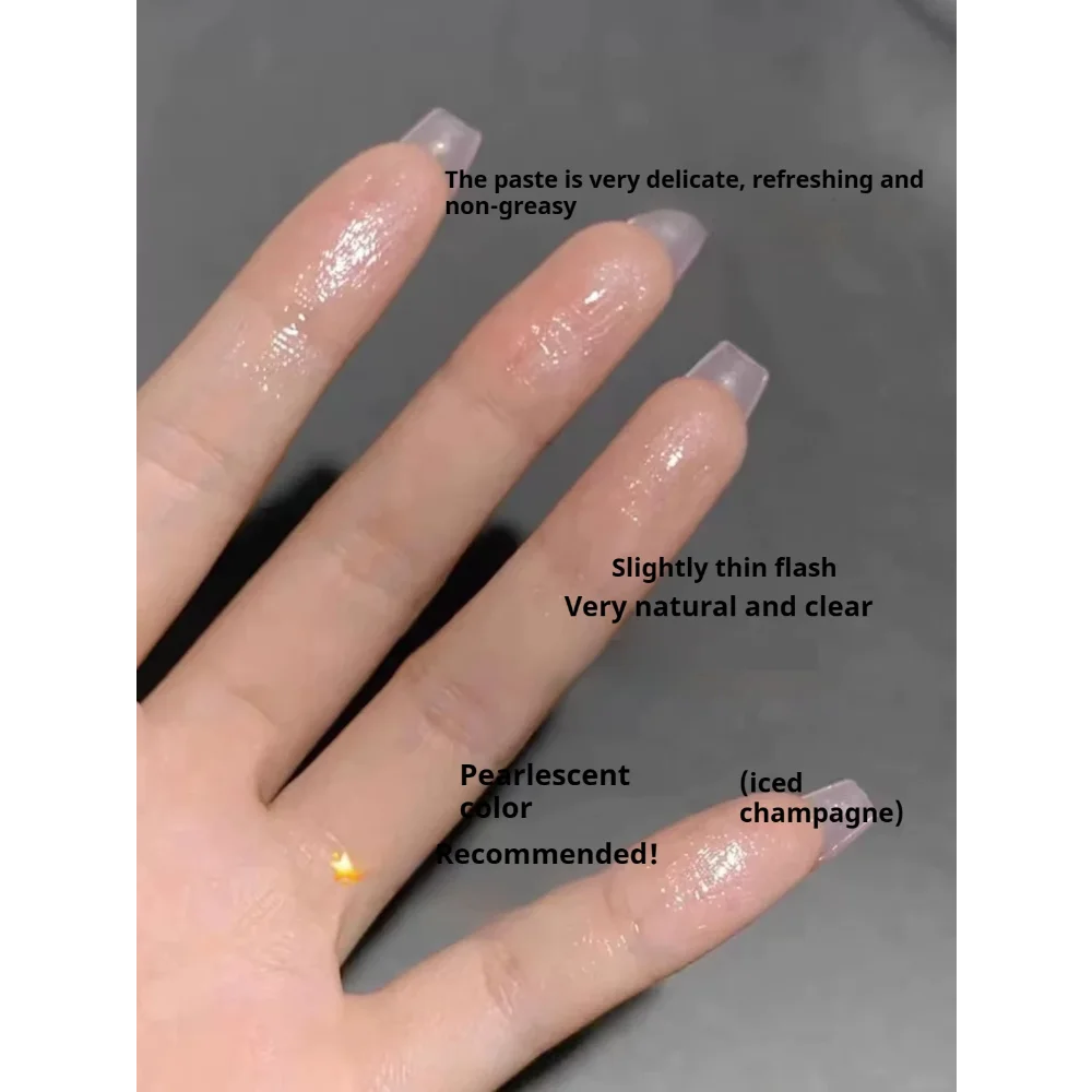 High Gloss Stick Highlighter Blush Water Light Shimmer Waterproof Face Contour Illuminator Brighten Contouring Rouge