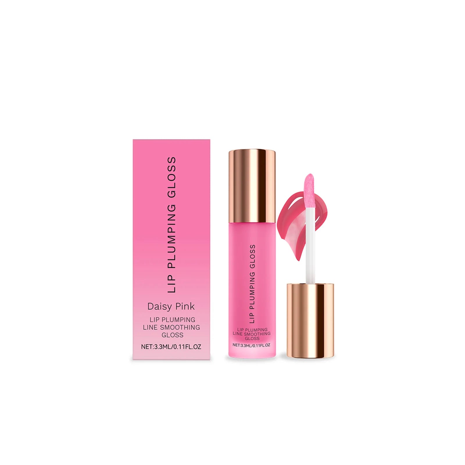 Hydrating High Shine Plumping Lip Gloss - Crystal Oil Clear Moisturizing Non-Sticky Liquid Lipstick for Long-Lasting Lip Care