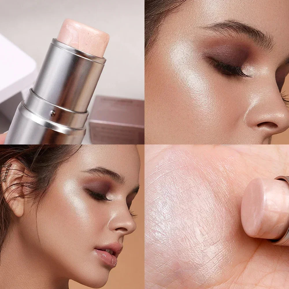 4 Colors Shimmer Water Light Highlighter Stick Blush Stick Make Up Face Body Illuminator Cosmetics Face Contour Brighten Makeup