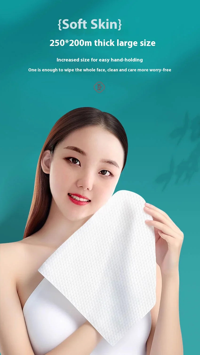 Hanging Disposable Face Wash Towel Extractable Cotton Soft Towel Face Wash Towel Thickened Face Wipe Makeup Remover Towel