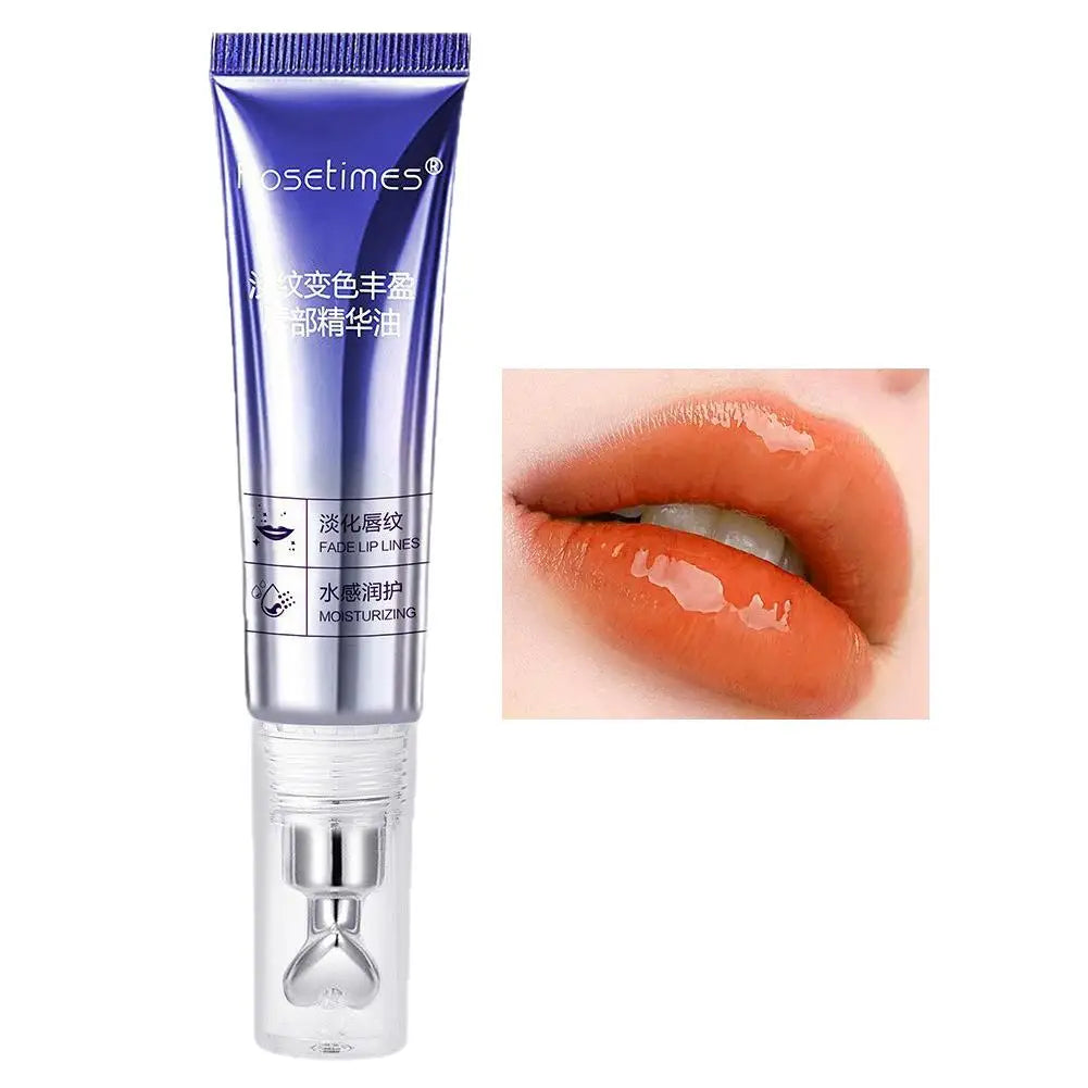 Lip Plumping Essence Oil Color-Changing Lip Beauty Essence Nourishing,Moisturising Sexy Lip Care Fade Lines Plumping Lip Serum