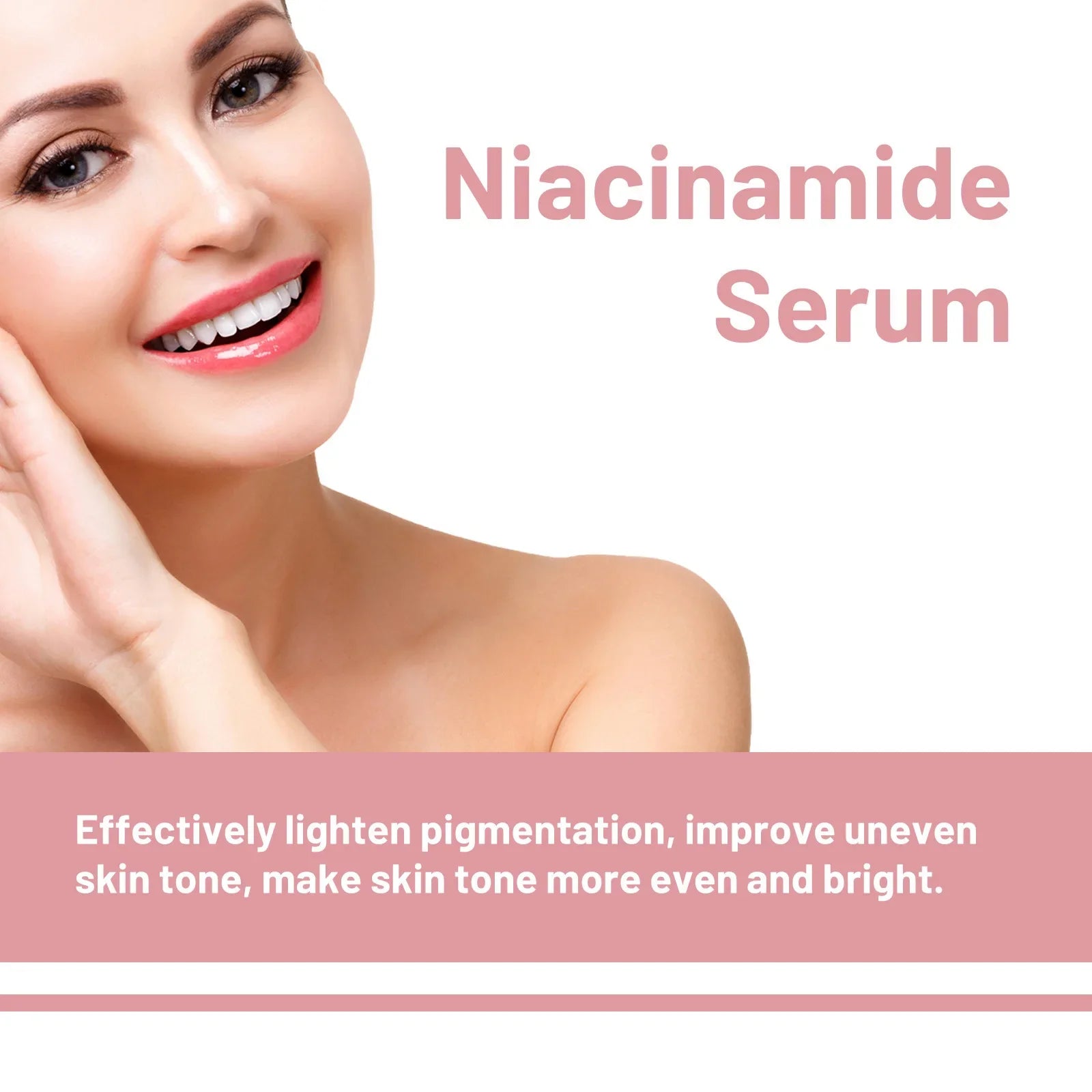 Nicotinamide Face Serum Dark Spot Removal Whitening Anti-Wrinkle Firming Korea Skincare Repairing Moisturizing Freckles Serum