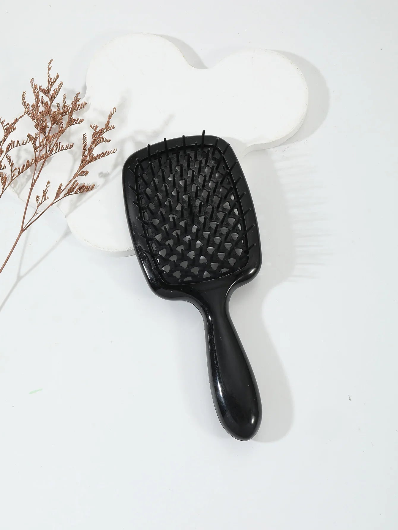 1 piece anti-static tangled hair comb hair massage brush hollow out curly hair brush hair salonhair salon tools