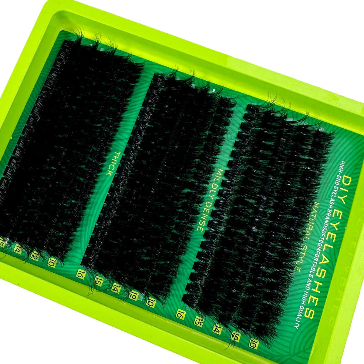 0.07mm DIY 5D Fluffy Lash Clusters 60D 80D 100D Thick Eyelash Clusters D Curl Wispy Individual Lashes 10-16mm Eyelash Extension