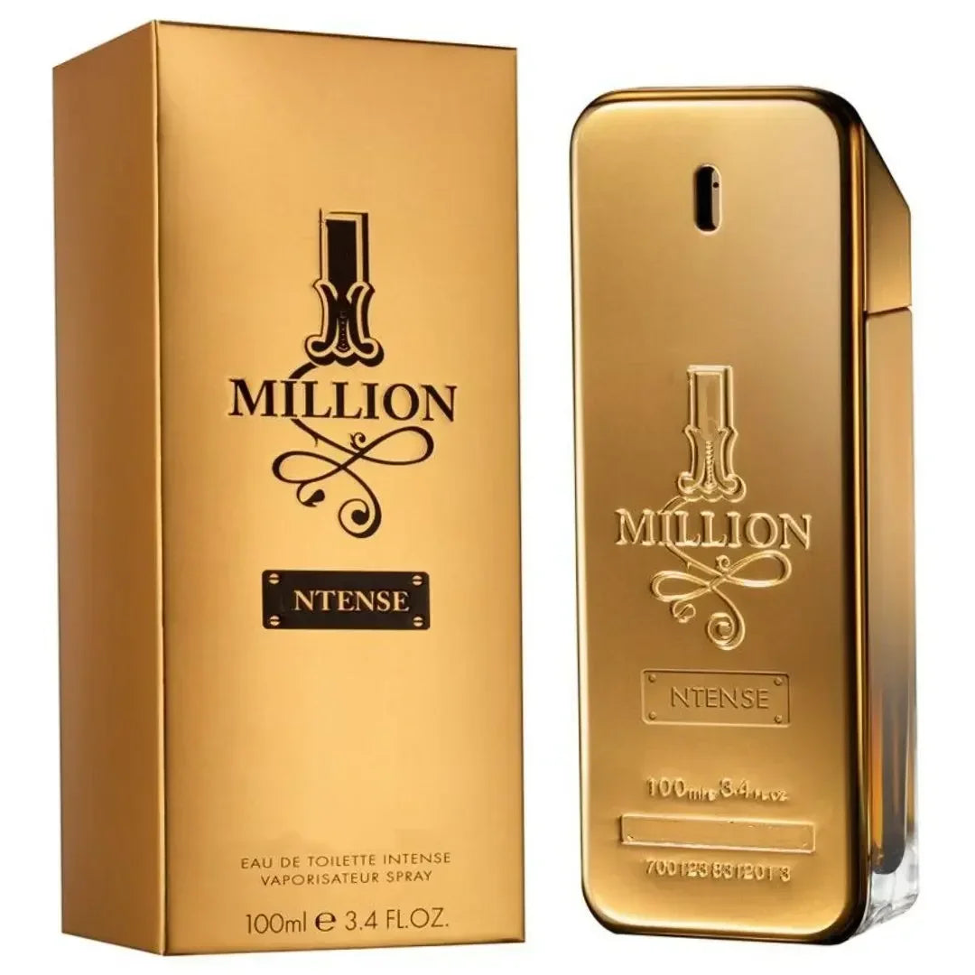 Perfume Men's Woody Perfume Golden Million Gold Brick Extrait - Men's Long-Lasting 100ml  Perfume Pray Fragrance Cologne