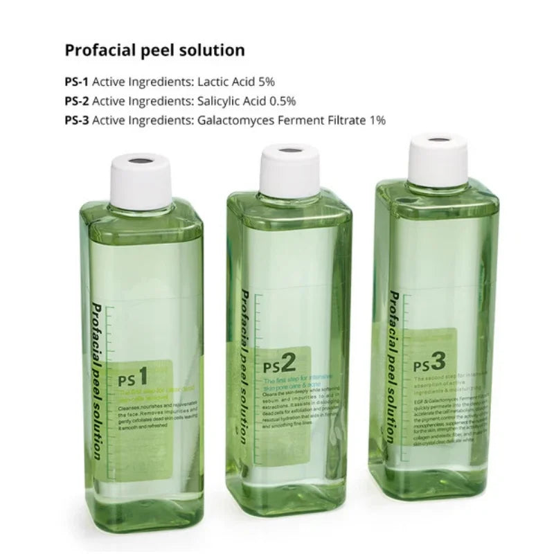 Hydra Peeling Solution Hydro Facial Serum Face Essence for Dermabrasion Machine Face Skincare Exfoliate Treat Acne Moisturize