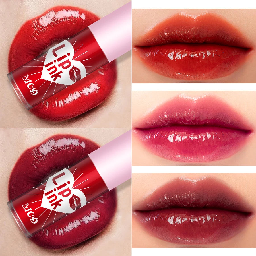 Waterproof Matte Lip tint Long-lasting Lip Glaze Sexy Plump Lip Glow Oil Velvet Lip Gloss Stain Makeup Full Color Lip Cosmetic