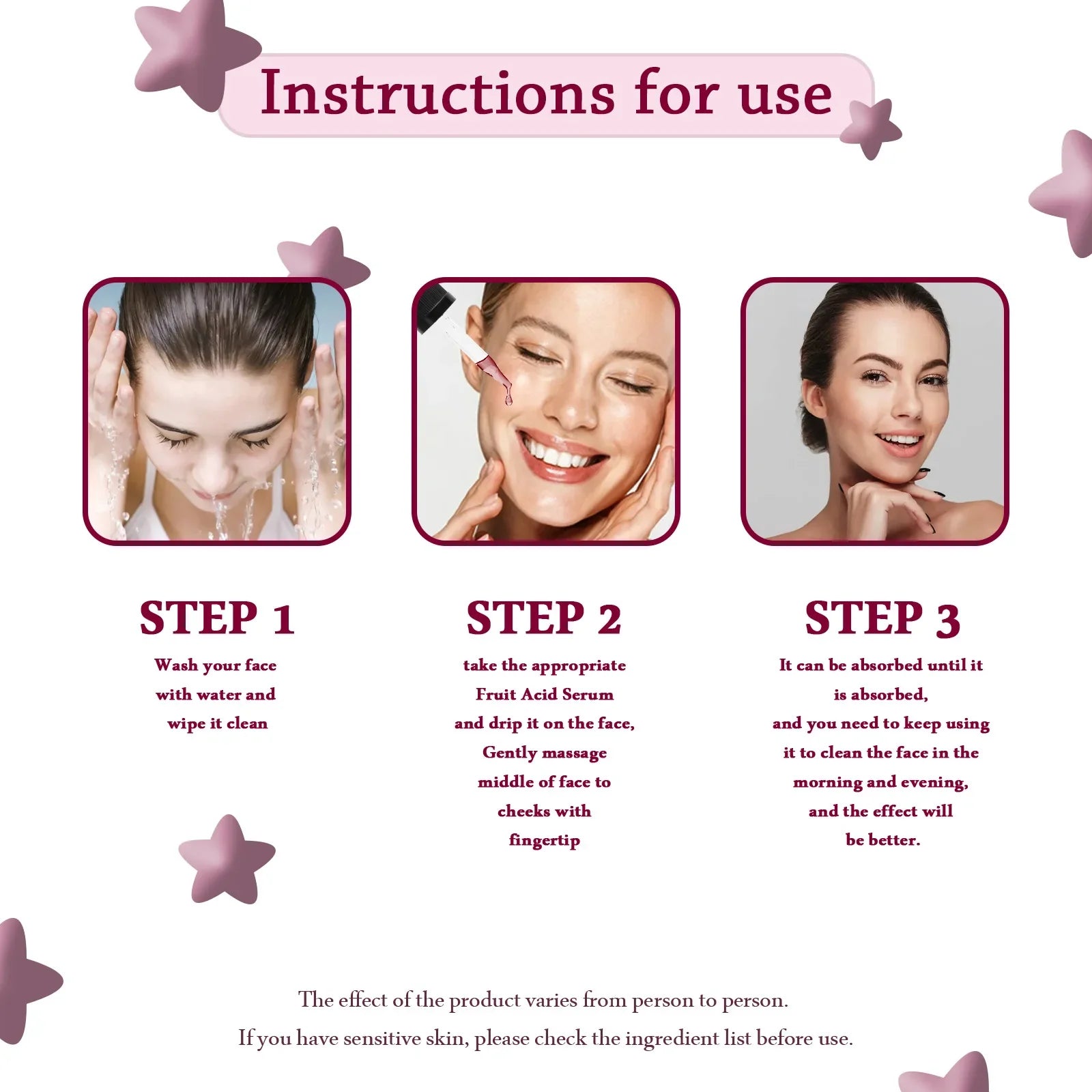 Salicylic Fruit Acid Essence Pore Shrinking Serum Anti-Oxidation Dull Skin Treatment Hydration Face Fruit Acid Moisturizing