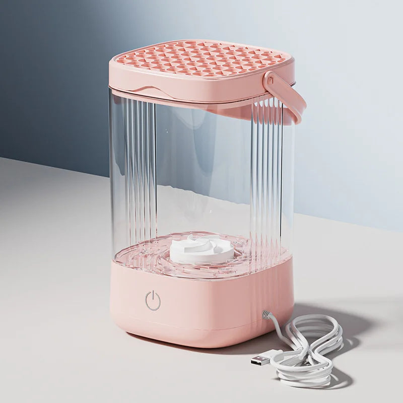 USB Plug 3 In 1 Electric Makeup Brush Cleaner Rechargeable Makeup Brushes Cleaning Tool Automatic Makeup Brush Cleaning Device