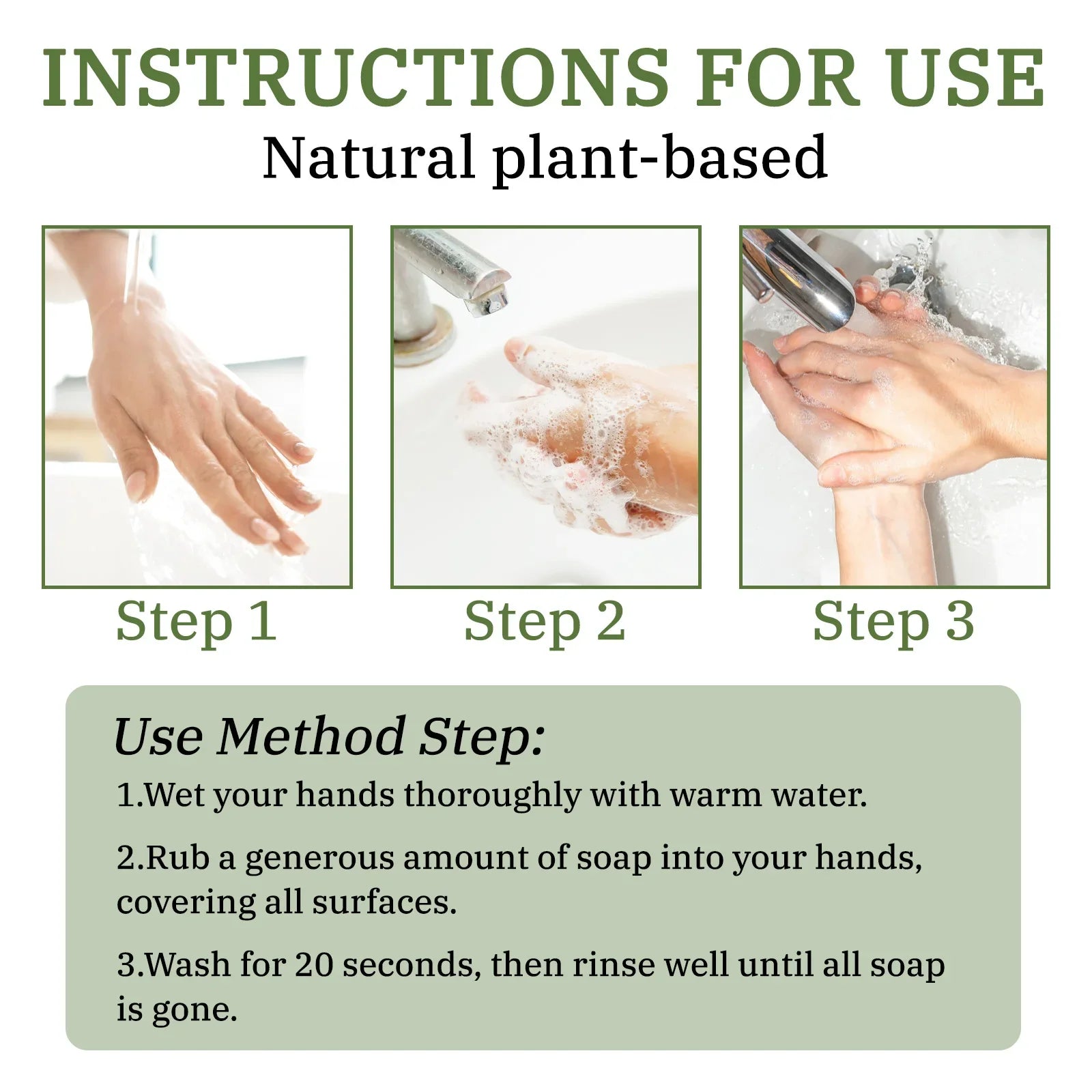 Olive Oil Soap Bar - Handmade Natural Plant-Based Soap for Face, Body & Hair, with Olive Fruit Oil, for Moisturizing 200g