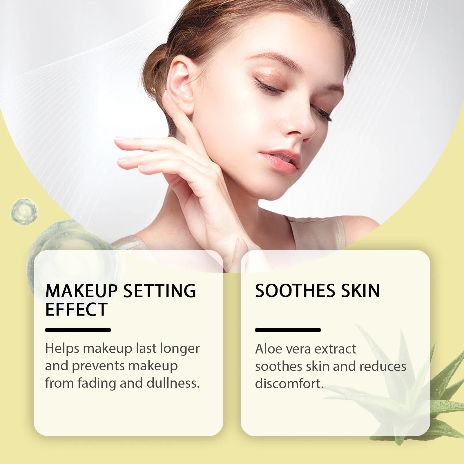 Moisturizing Setting Spray Face Make up Waterproof Lasting  Matte Natural Refreshing Oil Control Foundation Makeup Fixer Spray
