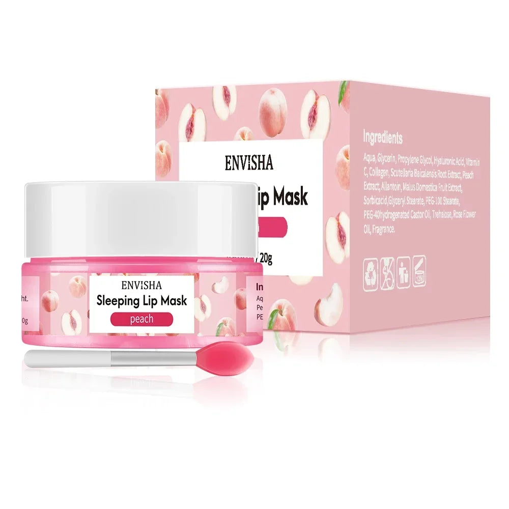 Lip Mask Sleeping Maintenance Moisturizing Fade Lines Nourishing Balm Skin Care Beauty Health Exfoliating Anti Drying Watermelon