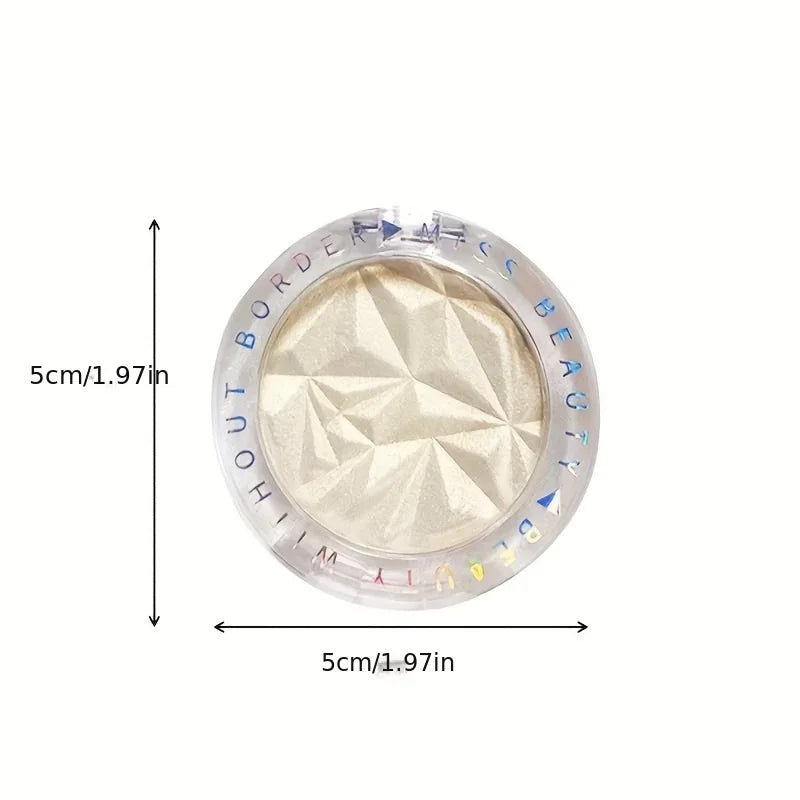 Brightening Glitter Highlighter Powder Face Shimmer Long Lasting Waterproof Monochrome Pearlescent High Contouring Makeup Women